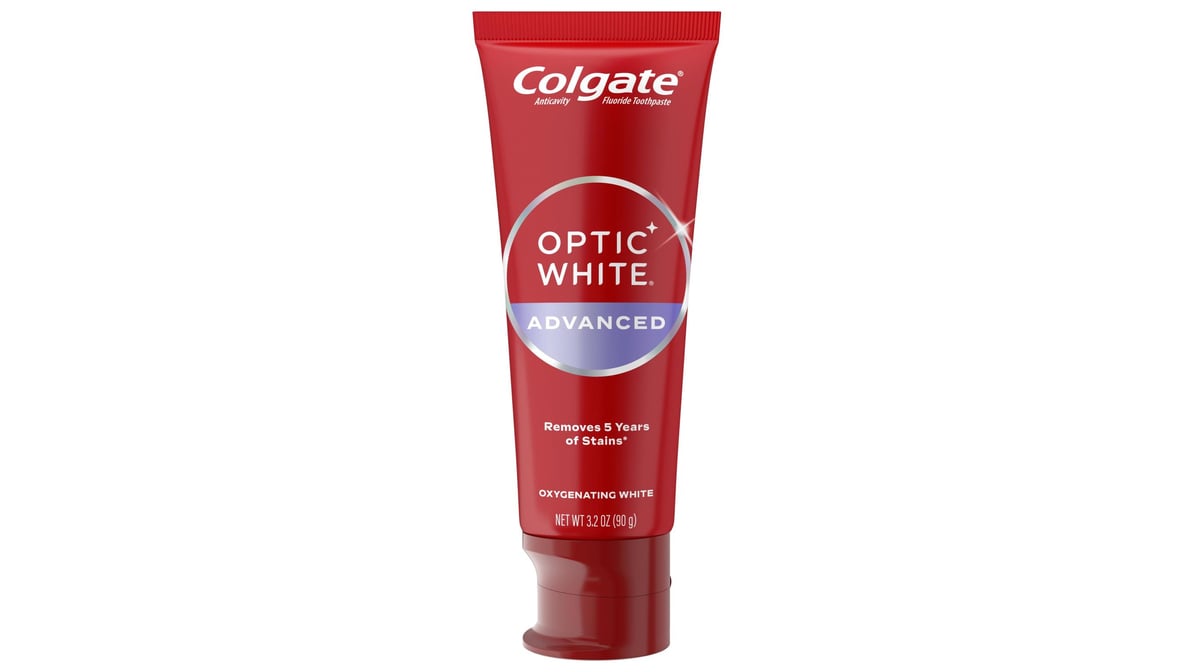 COLGATE OPTIC WHITE ADV T/P VCLEAN 3.2OZ