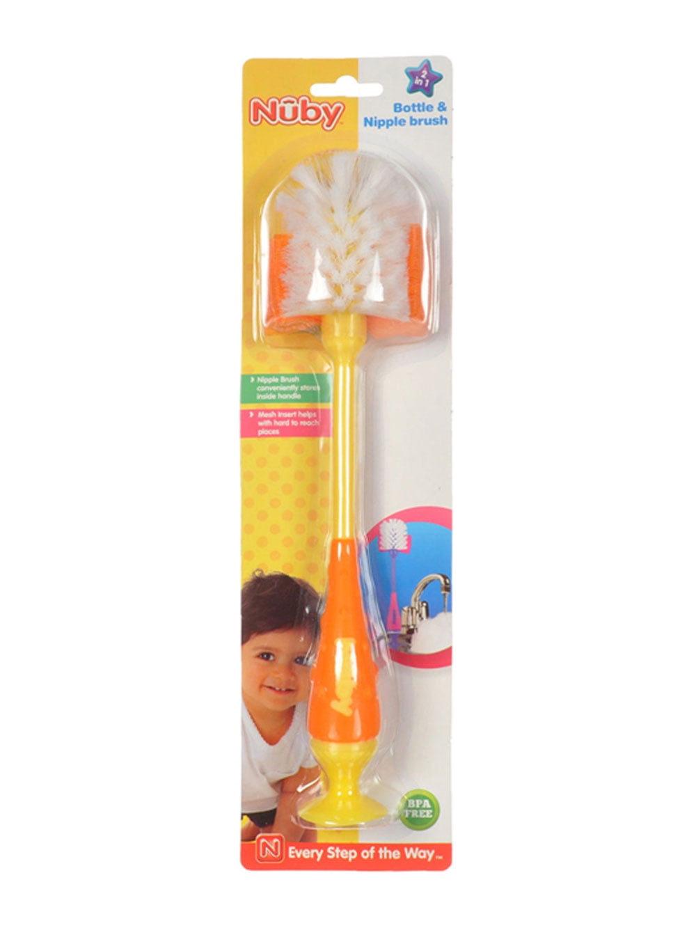 BOTTLE & NIPPLE BRUSH NUBY