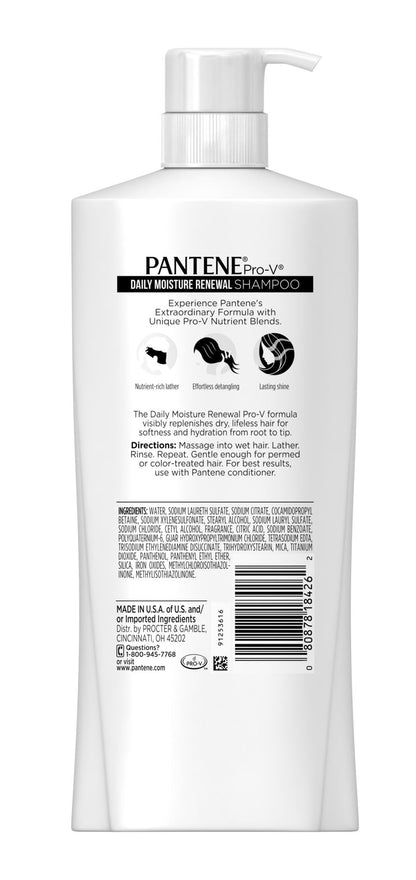 Pantene Pro-V Daily Moisture Renewal Shampoo, 3.38 oz