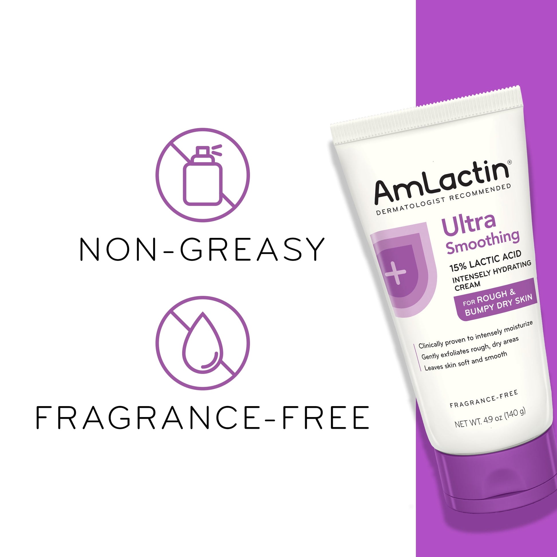 AMLACTIN ULTRA SMOOTHING CREAM F/F 4.9OZ