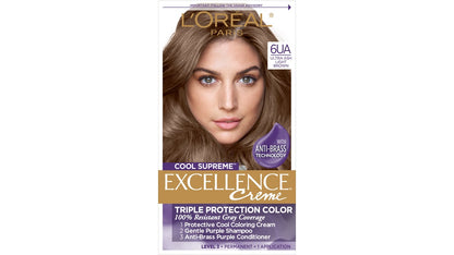 Loreal Excel Creme Color #6.1 Light Ash Brown 1.74oz
