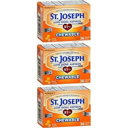 ST JOSEPH ASPIRIN TB 81MG 36 EC