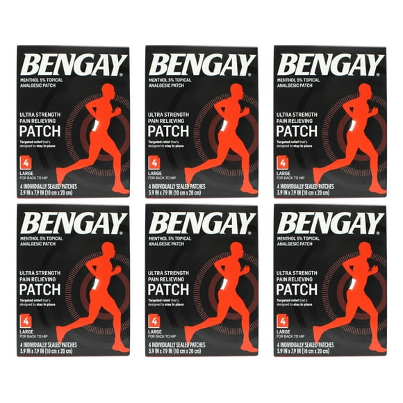 BENGAY PATCH ULTRA STRENGTH REGULAR 5CT