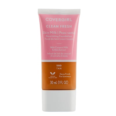 COVERGIRL Clean Fresh Skin Milk Foundation Dewy Finish - 580 Tan