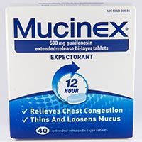 MUCINEX GUAIF 600 MG ER TAB 100 UD AHP
