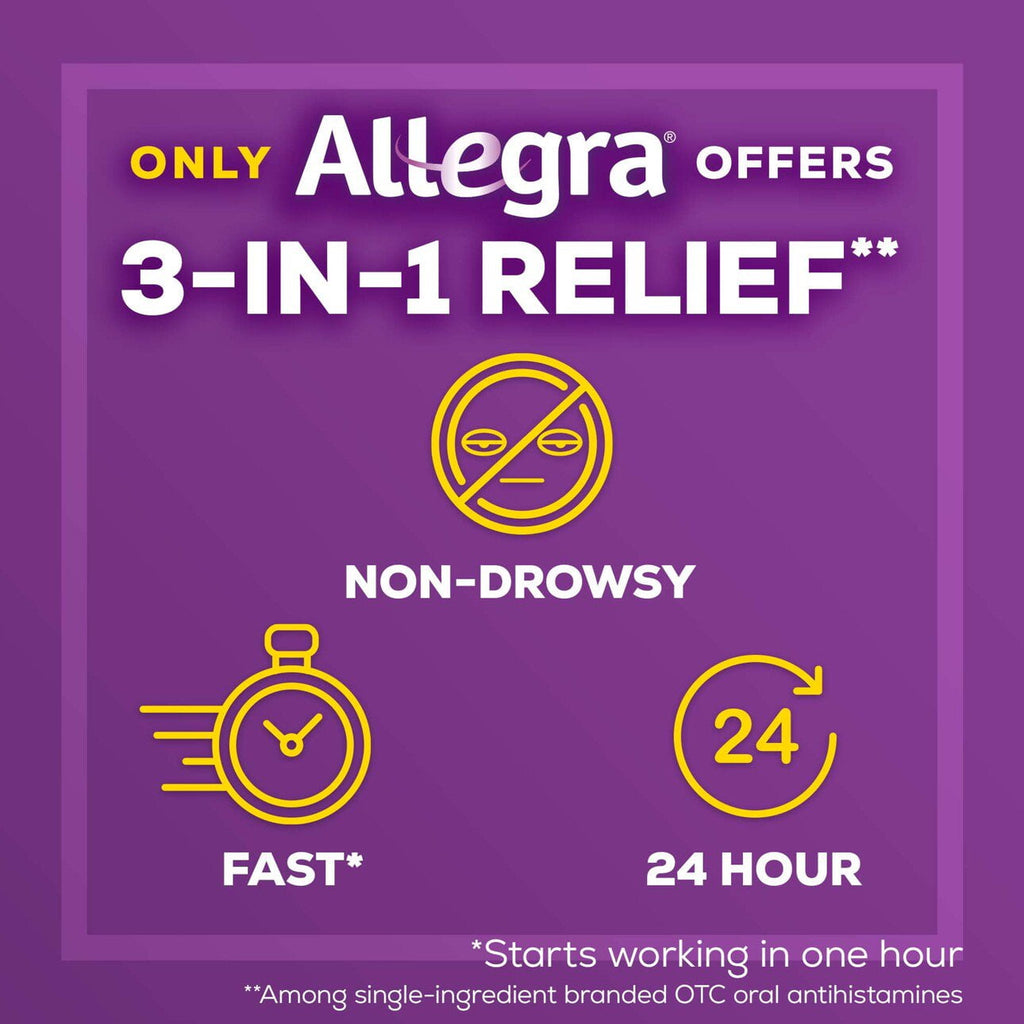 ALLEGRA DL 24HR TABLET 30CT 6PC PW
