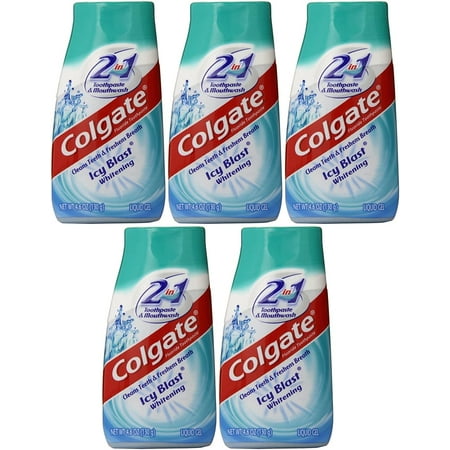 COLGATE 2N1 PS 4.6OZ ICY BLST WH