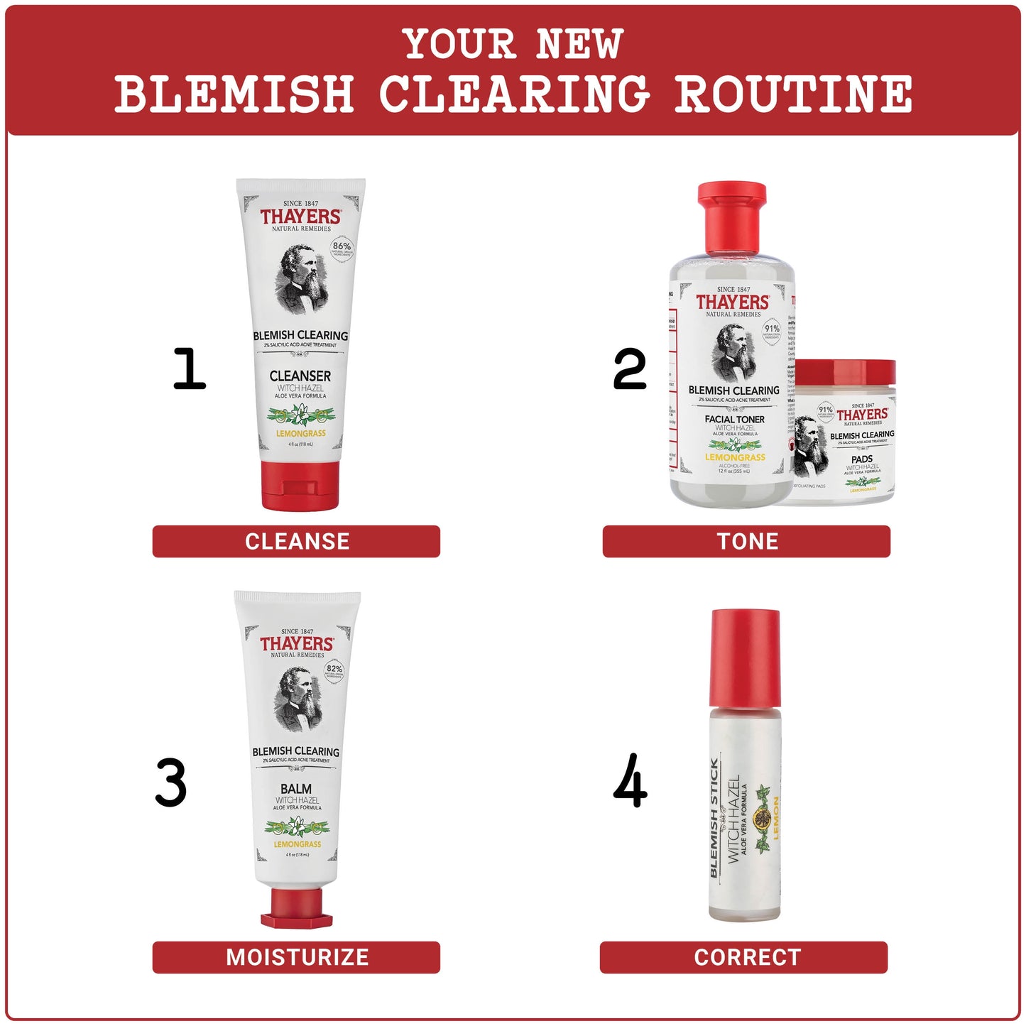 Blemish Clearing Balm; Witch Hazel & Lemon