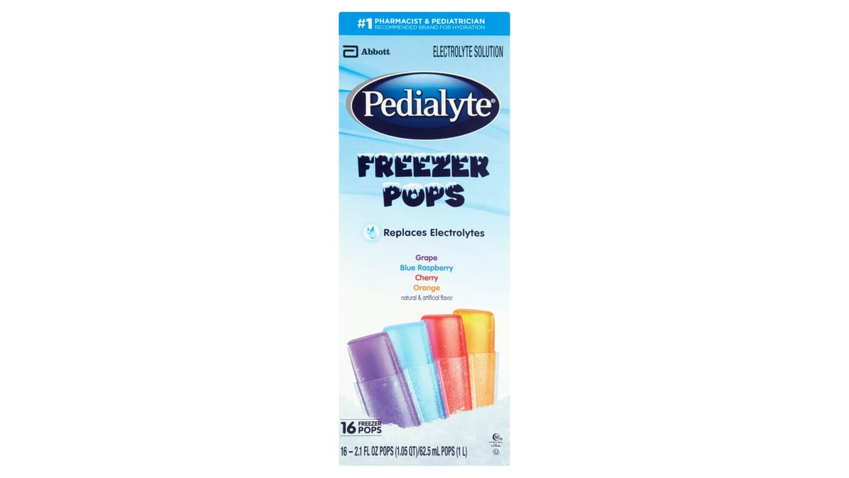 PEDIALYTE FREZ POP ASSORT RETL 4X16CT