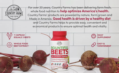 COUNTRY FARMS BOUNTIFUL BEETS,CAPSULES