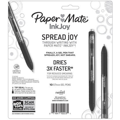 Paper Mate Inkjoy Gel Medium Point Pens - Assorted Pastels, 6 count