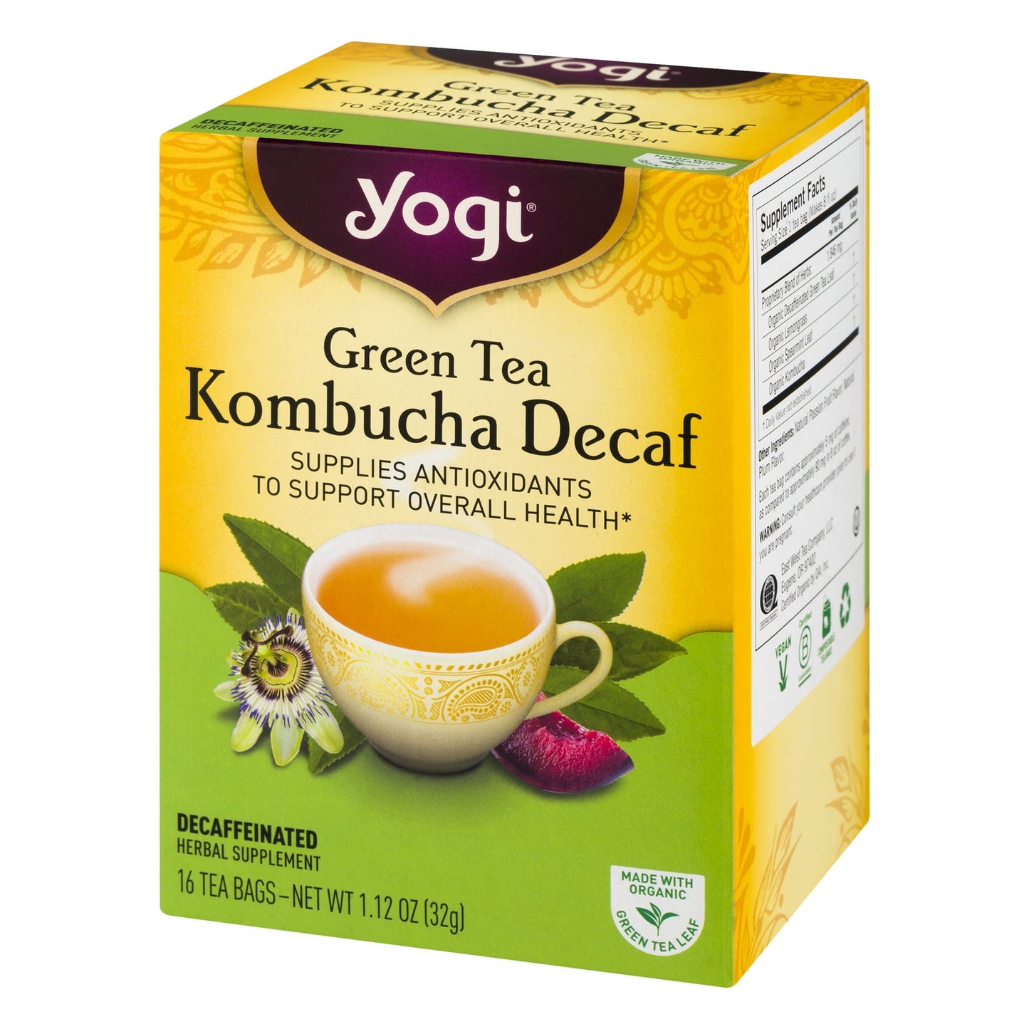 YOGI TEA,OG3,GRN,KOMBUCHA