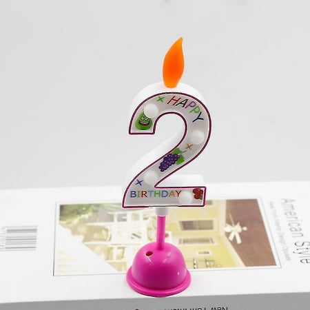 CANDLE DLX NUMERL BDAY #2