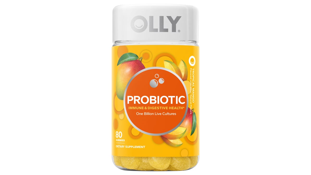 OLLY SUPP,PROBIOTIC,TROP MANGO