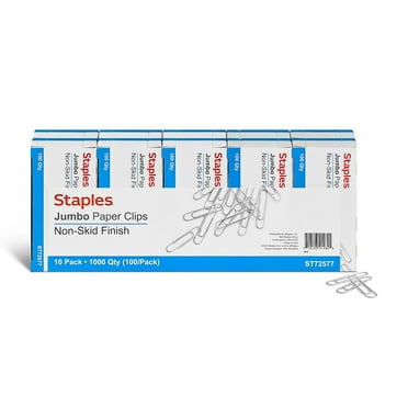 CLi Standard Paper Clips With Reusable Box - Jumbo, 50 count