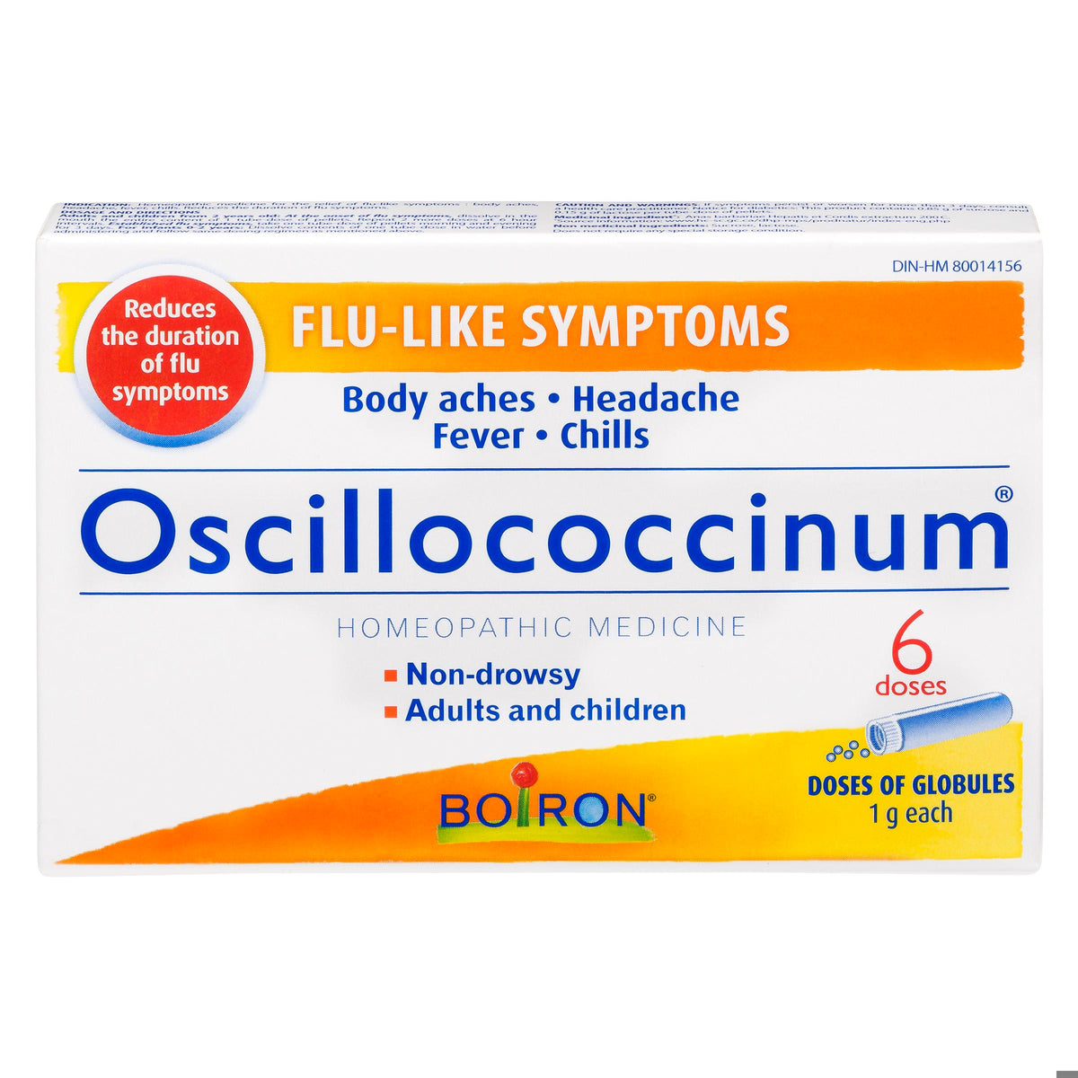 OSCILLOCOCCINUM UNIT DOSE PELLET 6CT
