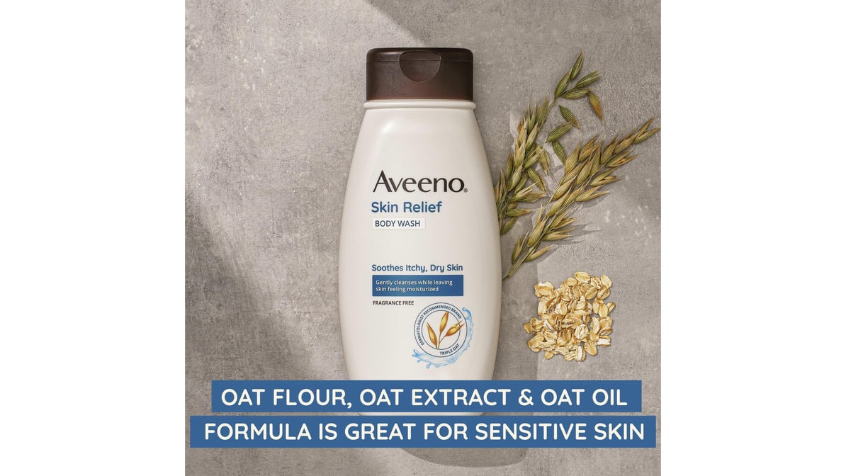 AVEENO BODY WASH FRAGR FREE12z