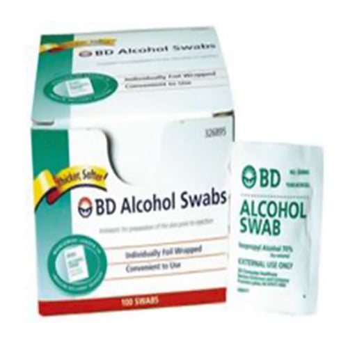 ALCOHOL SWABS 70% 100