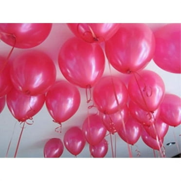 Unique 12" Latex Balloons, 10 count - Bubblegum Pink