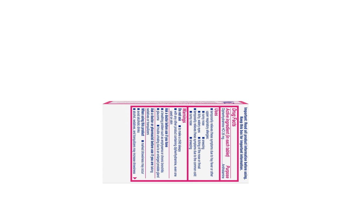 BENADRYL ALLERGY TB 25MG 48 ULTRA