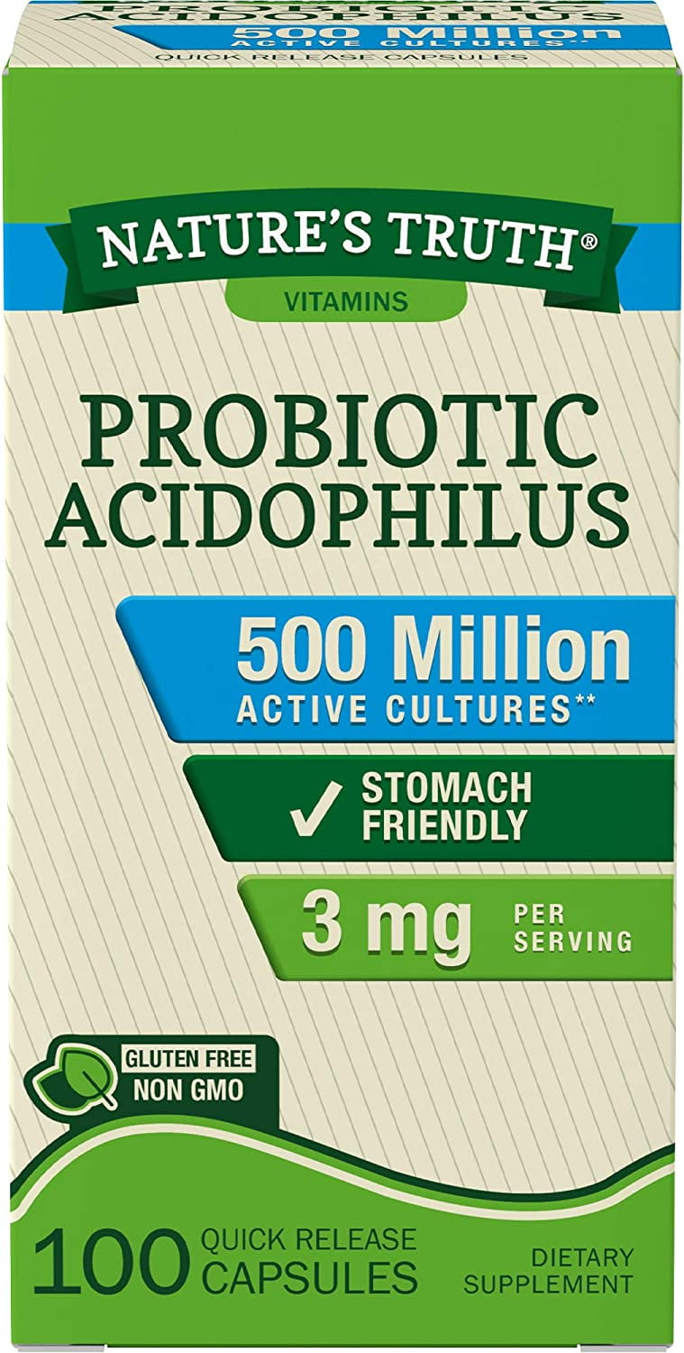 ACIDOPHILUS PROB 2 MG CAP 100CT NAT TRU