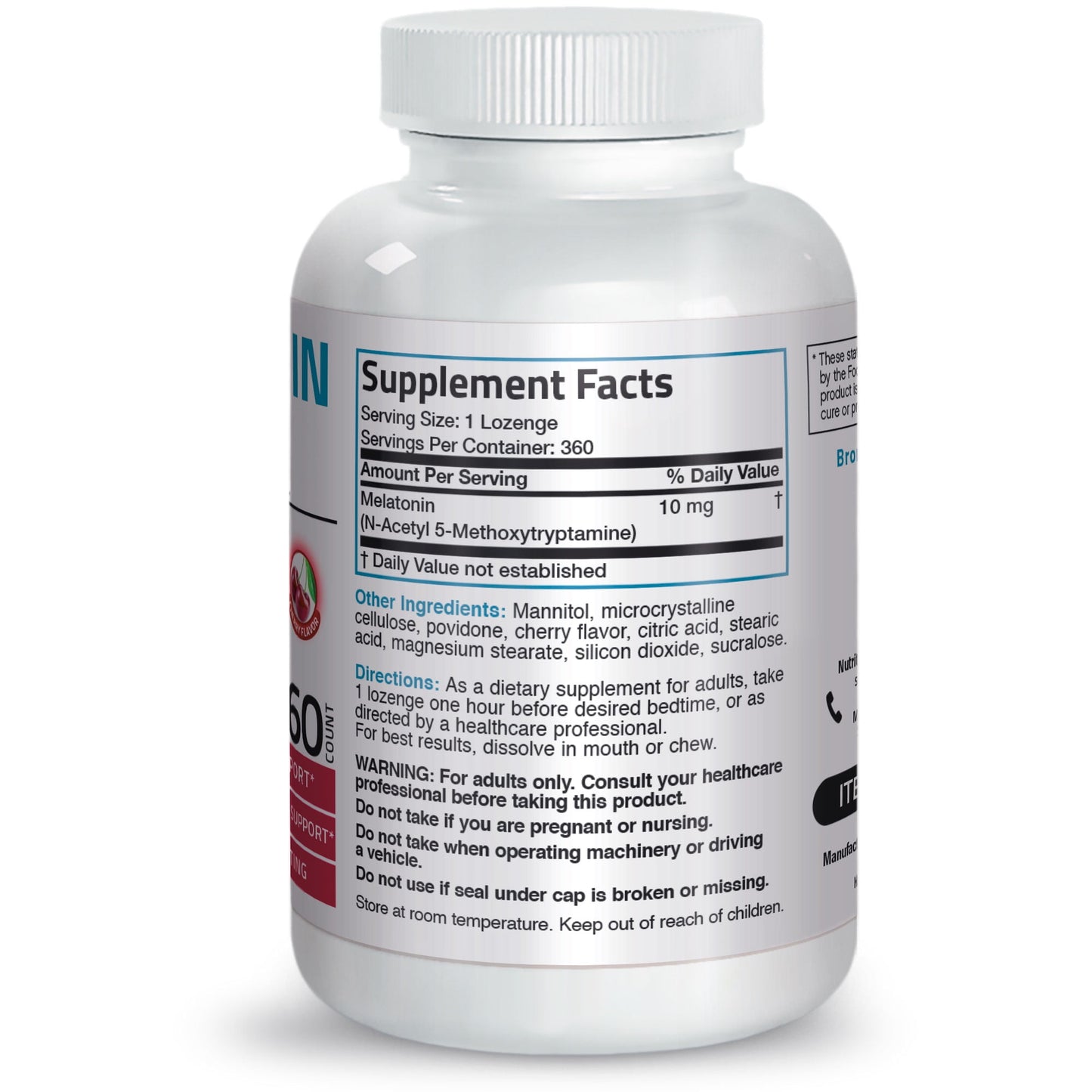 MELATONIN SLEEP TB 10MG 100 MS