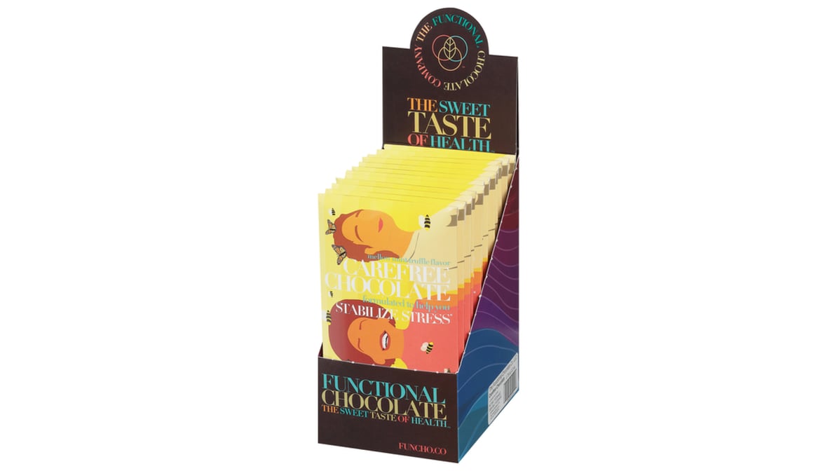THE FUNCTIONAL CHOCOLATE CO CHOCOLATE BAR,CAREFREE