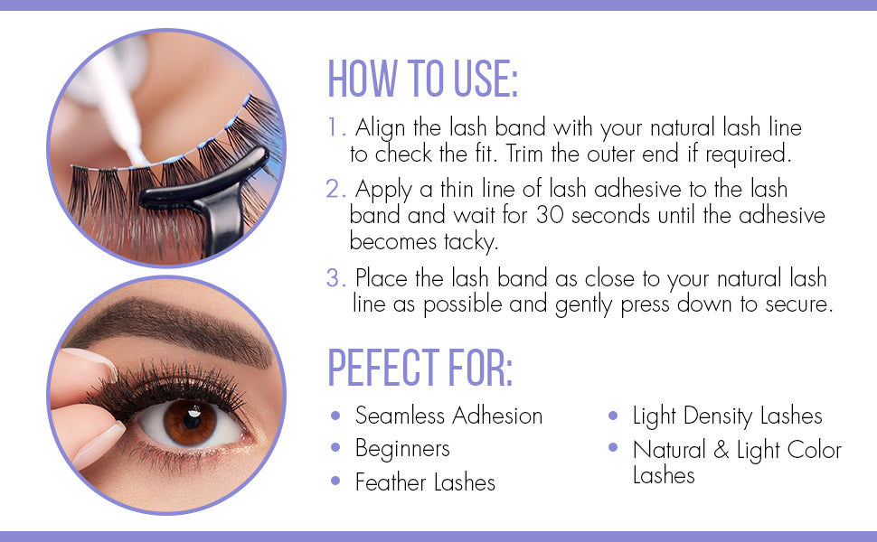 DUO Rosewater & Biotin Eyelash Glue - Clear