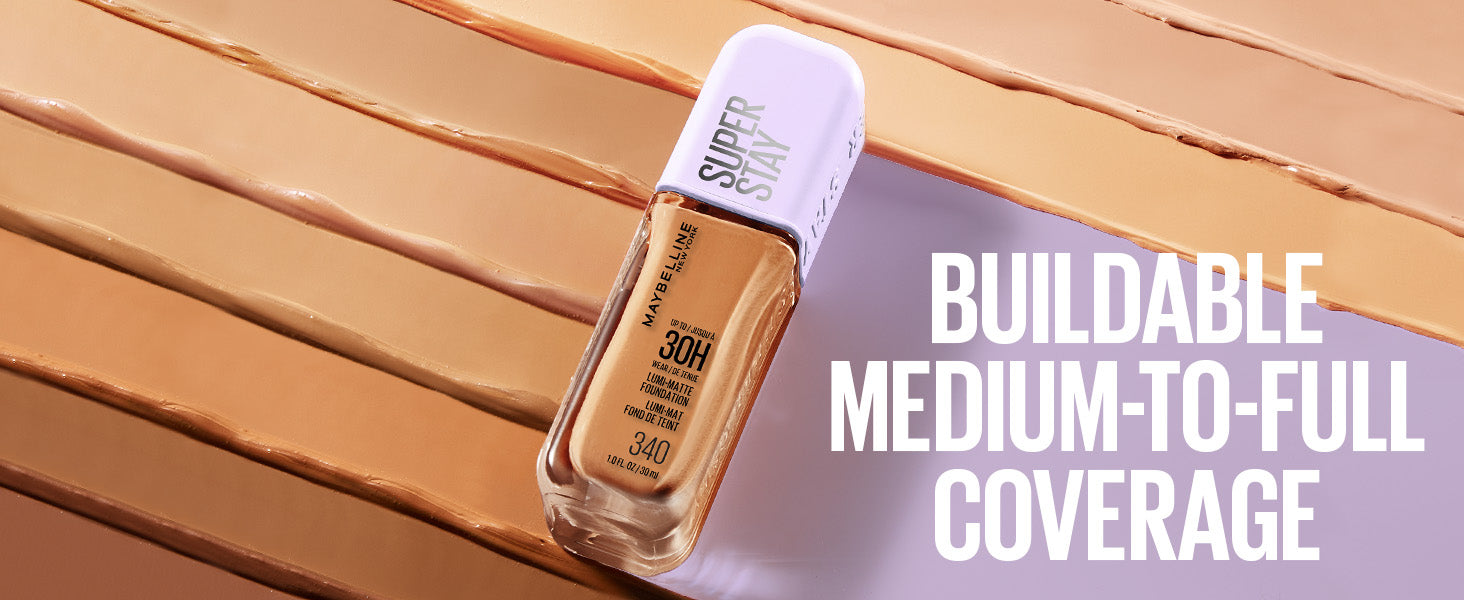 MAYBELLINE New York Super Stay Lumi-Matte Foundation Makeup, 128, 1 oz