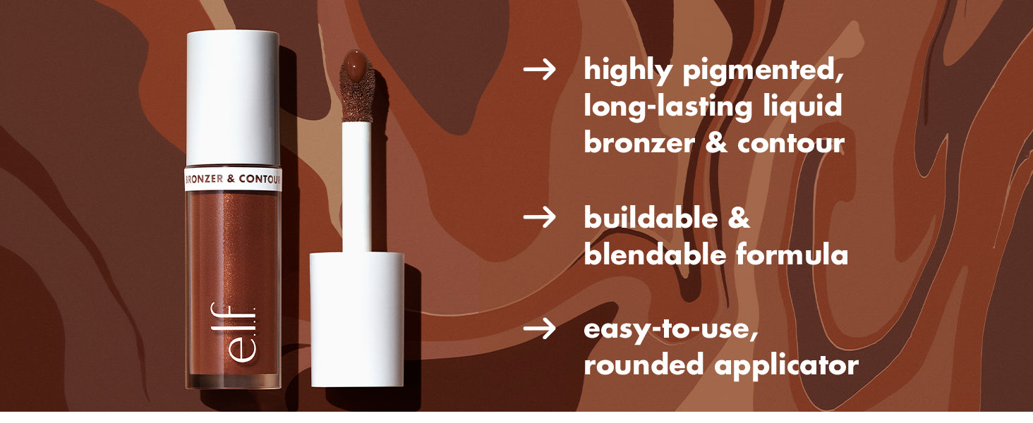 e.l.f. Camo Liquid Bronze N Sculpt Bronzer - 8 Deep