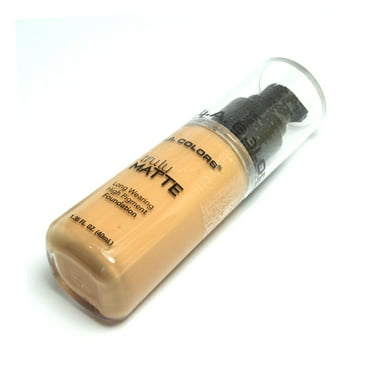 L.A. Colors Truly Matte Foundation, CLM 354 Soft Beige