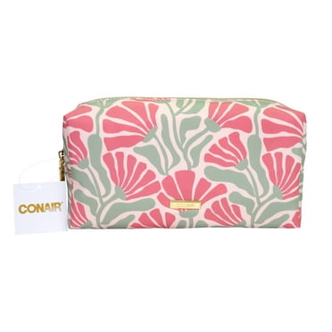 CONAIR Organizer Cosmetic Bag - Floral Leaf