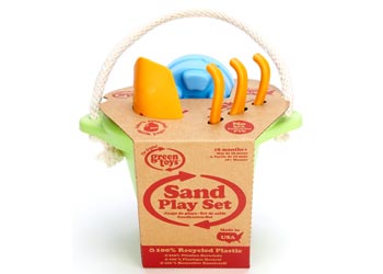 GREEN TOYS SAND PLAY SET,GREEN