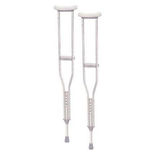 CRUTCH ADULT EQ 2EA ALU/ADJ