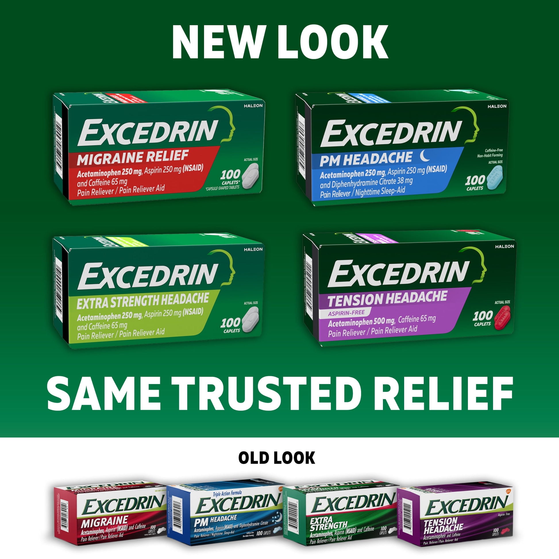EXCEDRIN TENSION HEADACHE CAPLET 24CT