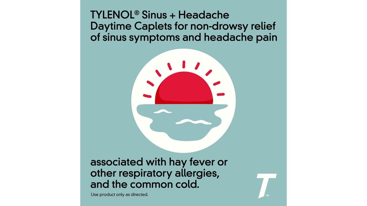 TYLENOL SINUS/HEADACHE DAY CAP 24CT
