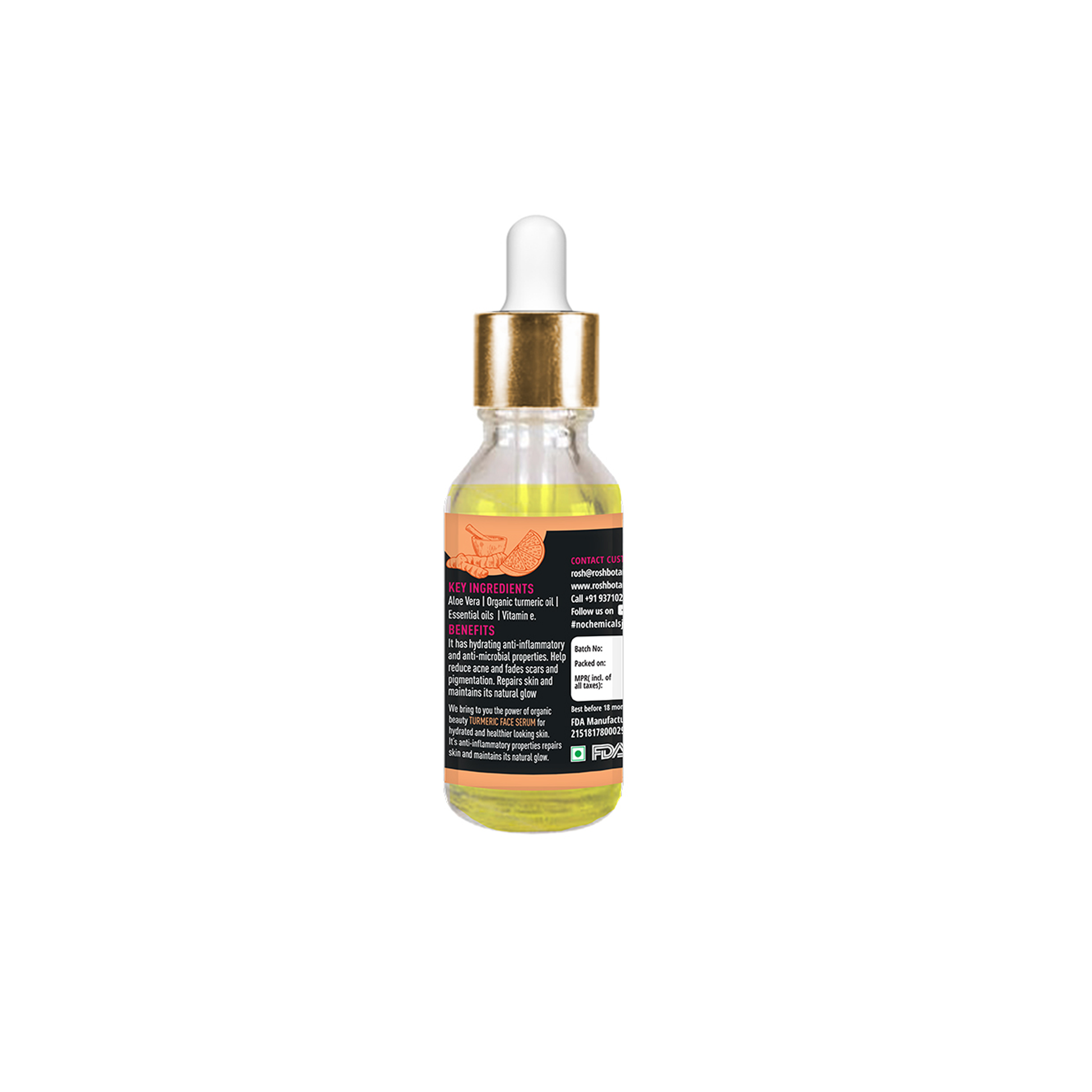 OKAY TURMERIC FACIAL SERUM  1OZ