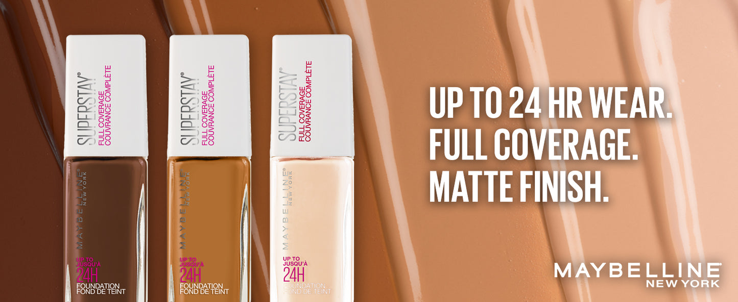 Maybelline Super Stay Full Coverage Liquid Foundation, 115 Ivory, 1 fl oz