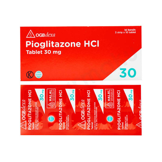 PIOGLITAZONE HCL TB 15MG 30