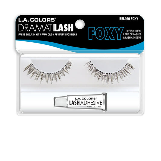 L.A. Colors Dramatilash Multi Pack Eyelash Kit, 3 pairs