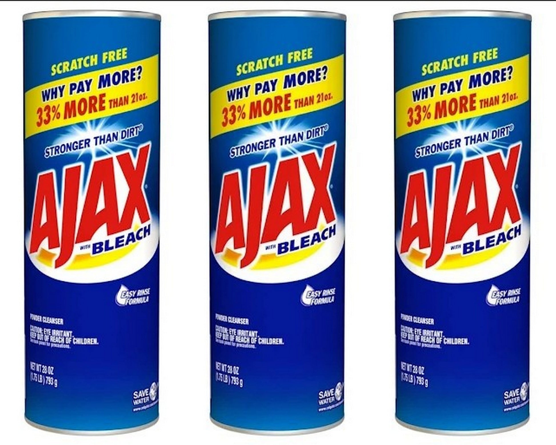 AJAX W/BLEACH PW 21 OZ SCRATCH FF