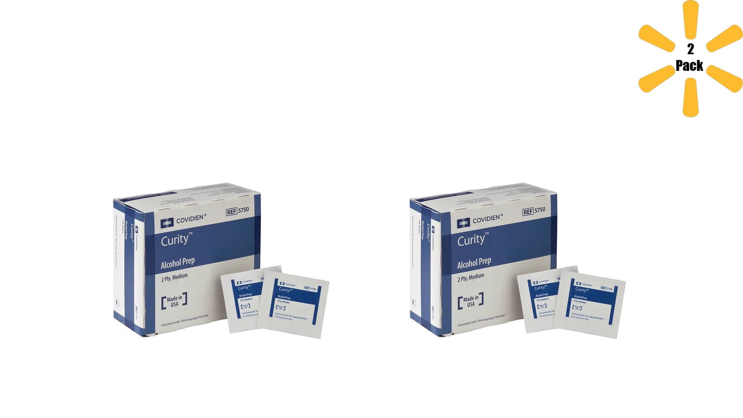 ALCOHOL PREP PAD 200CT CURITY