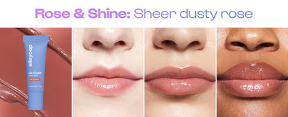 alleyoop Sun Serum Tinted Lip Oil with SPF 40 - Hazy