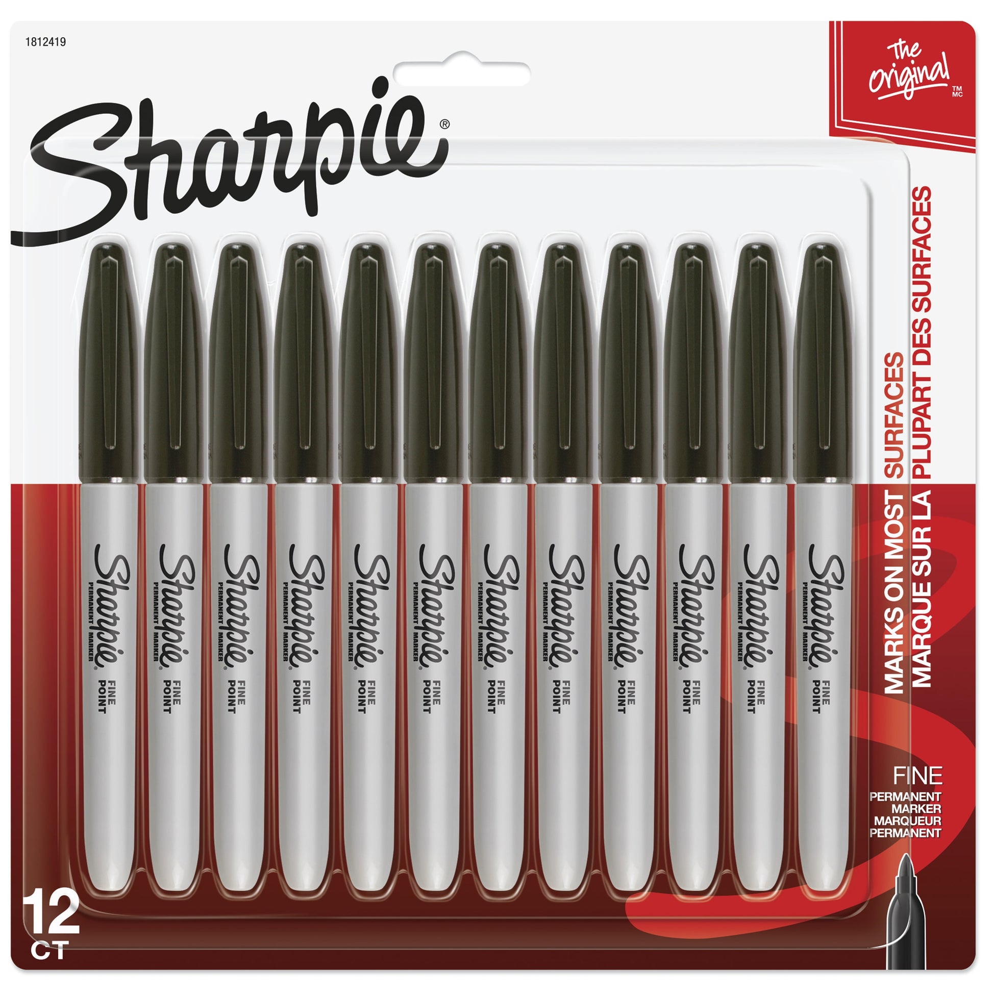 Sharpie Fine Point Permanent Marker, 5 Count