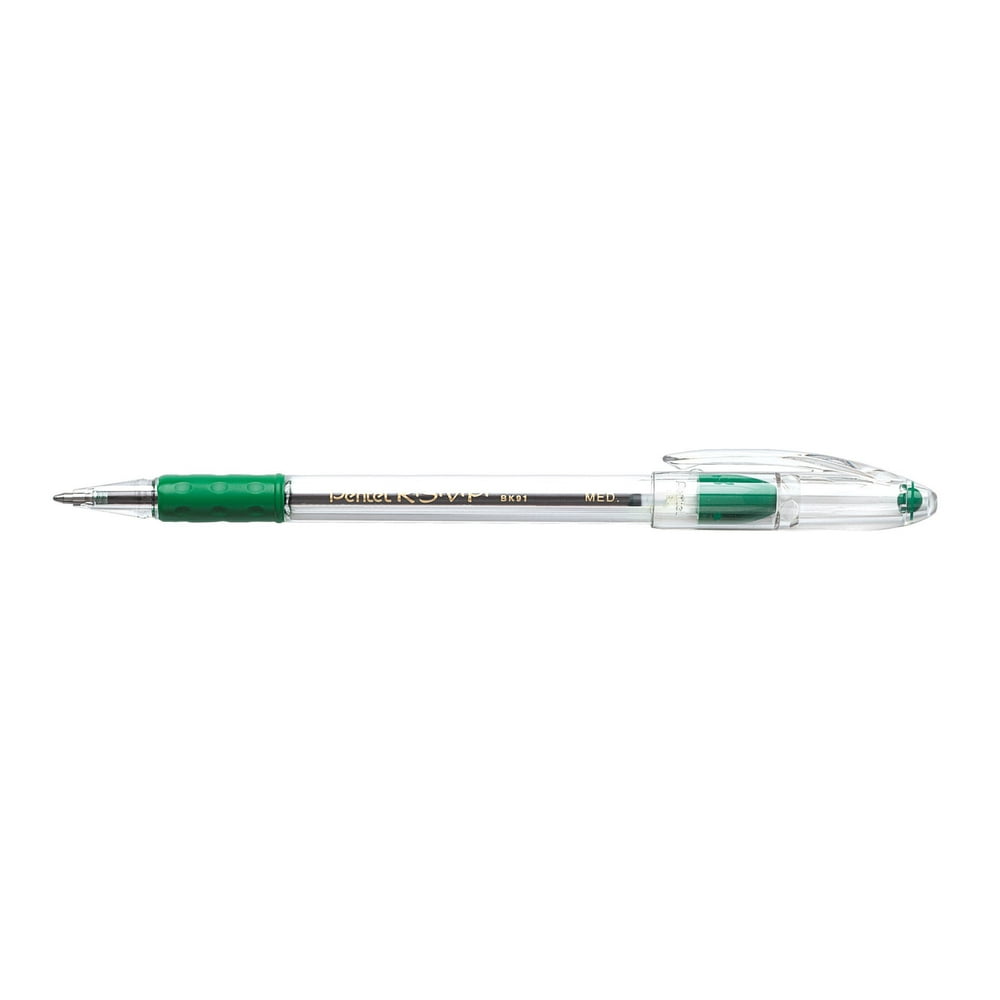 RSVP Ballpoint Pen, (1.0mm) Medium Line, Violet Ink 2-Pk
