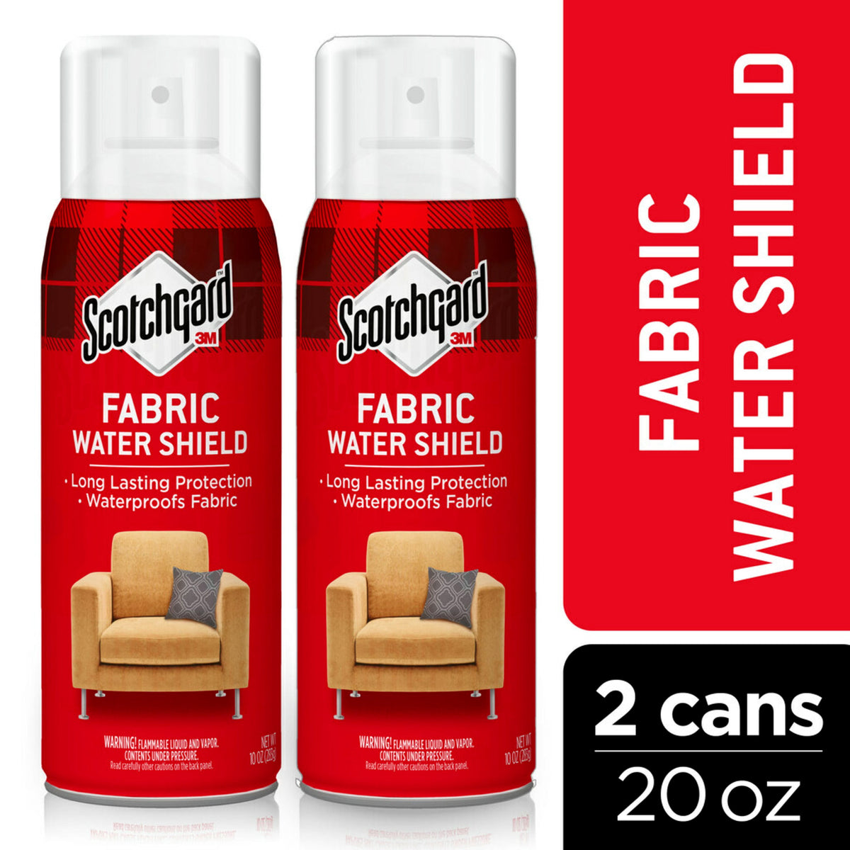 Scotchgard Outdoor Sun & Water Shield Fabric Spray 2 Pack 10.5oz ea