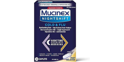 MUCINEX JR COLD & FLU CAPLETS 20CT