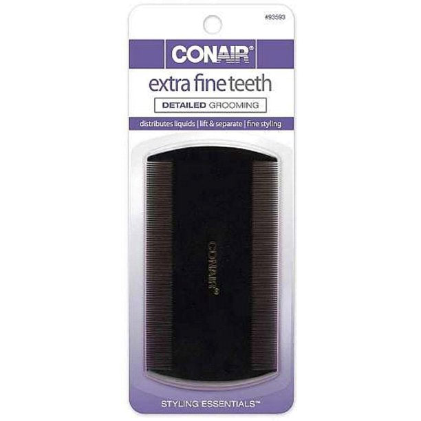 CONAIR Styling Essentials Groom & Detail Extra Fine Tooth Comb