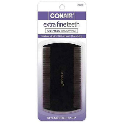 CONAIR Styling Essentials Groom & Detail Extra Fine Tooth Comb