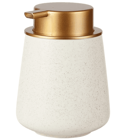 Home Basics Foaming Ceramic Soap Dispenser, Assorted Colors, 13.5 oz